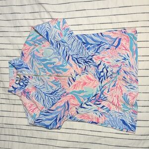 Lilly Pulitzer Tropical Print Quarter-Zip Pullover
